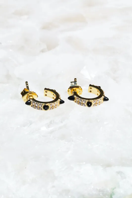BISHOP HUGGIES- BLACK ONYX made by Native Gem