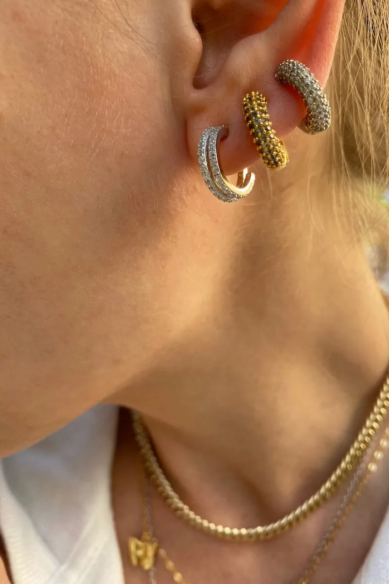 EVIL TWIN HUGGIES- STERLING SILVER sold by Native Gem product image thumbnail 2