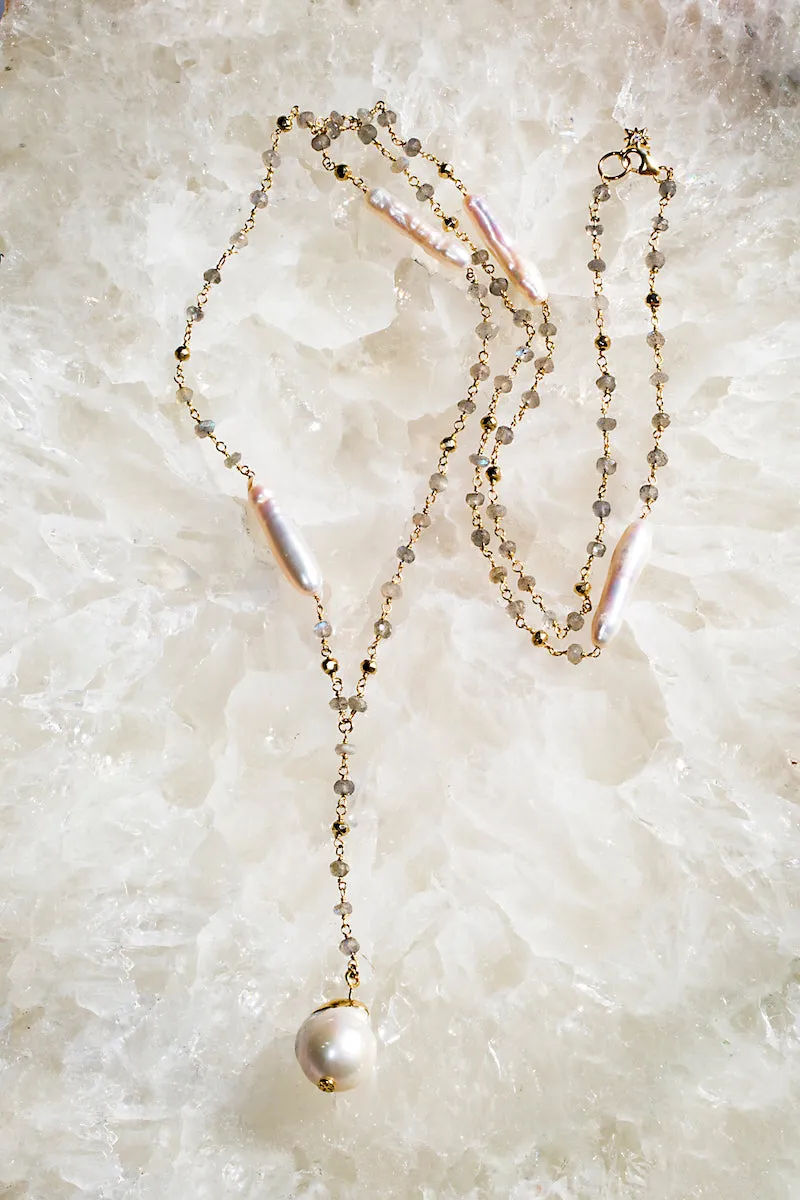 OASIS Y NECKLACE- LABRADORITE sold by Native Gem