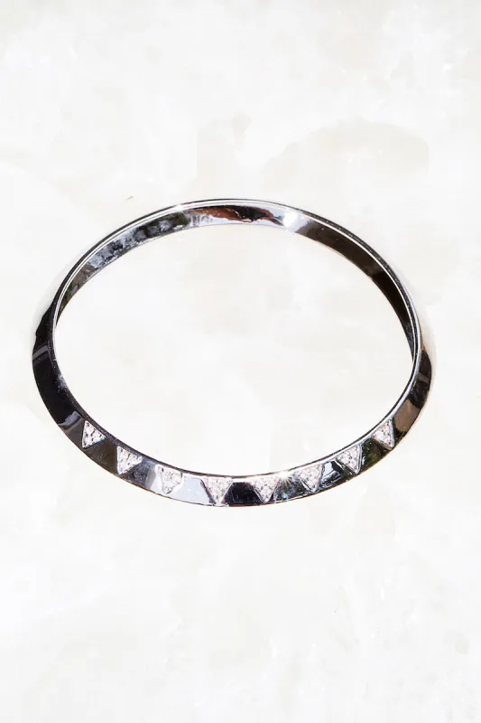 LIGHTNING BANGLE- STERLING SILVER sold by Native Gem