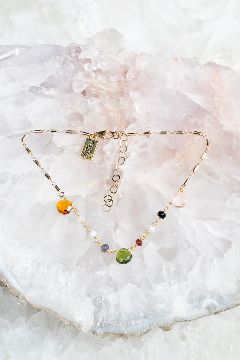 GUM DROP ANKLET- RAINBOW sold by Native Gem