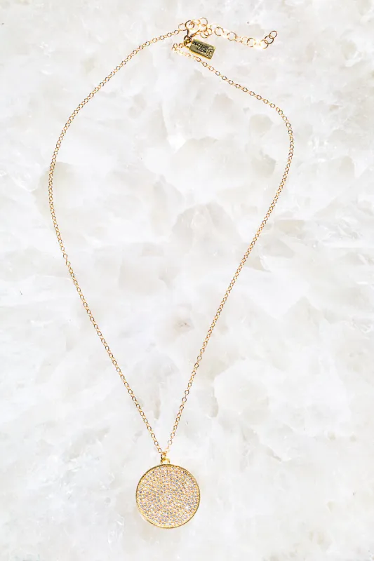 DISCO NECKLACE- 14K GOLDFILL sold by Native Gem