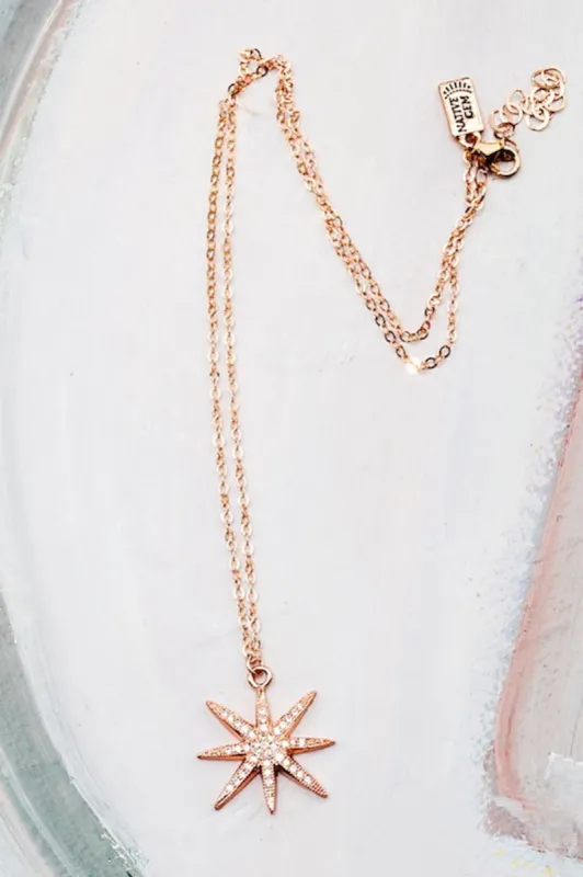 CONSTELLATION NECKLACE- 14K ROSE GOLD VERMEIL sold by Native Gem