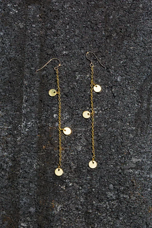 DANCING COINS EARRINGS sold by Native Gem