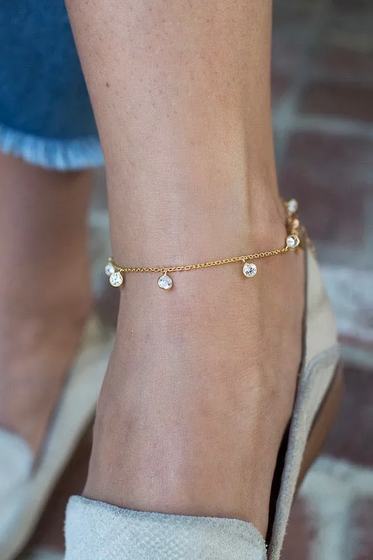 SMITTEN CIRCLE ANKLET sold by Native Gem product image thumbnail 2