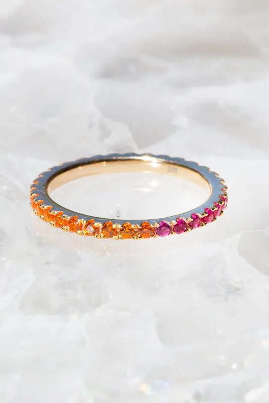 ETERNITY BAND- SUNKISS sold by Native Gem
