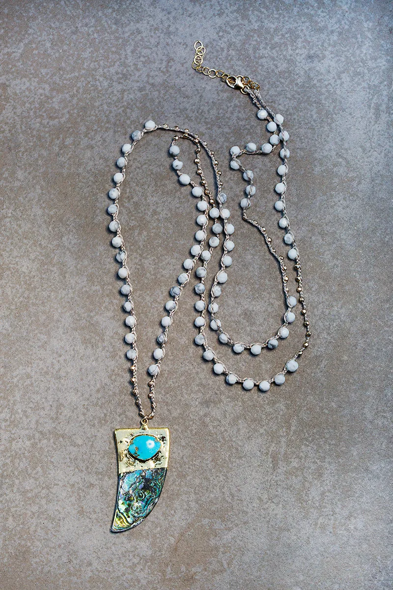 SILK WOVEN NECKLACE- NOMAD sold by Native Gem