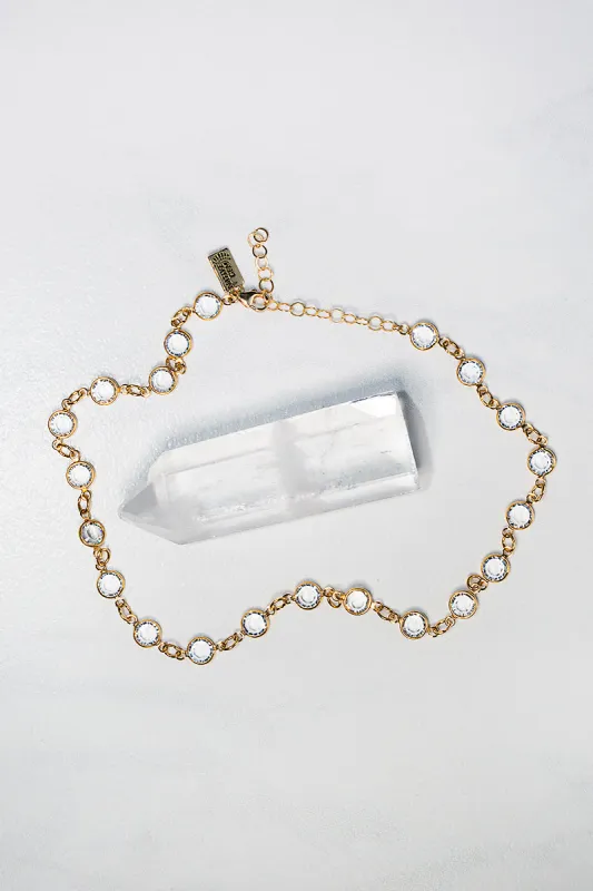 BRILLIANCE CHOKER- 14K GOLD VERMEIL made by Native Gem