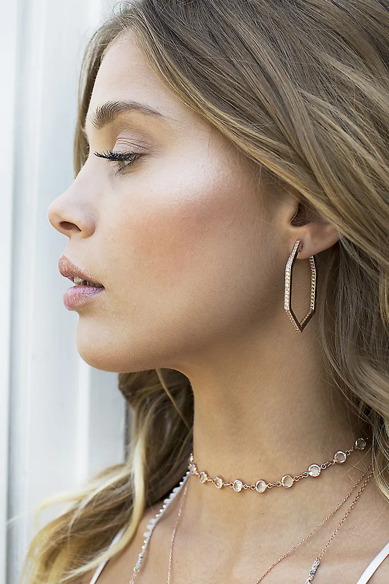 BRILLIANCE CHOKER- 14K ROSE GOLD VERMEIL sold by Native Gem product image thumbnail 2