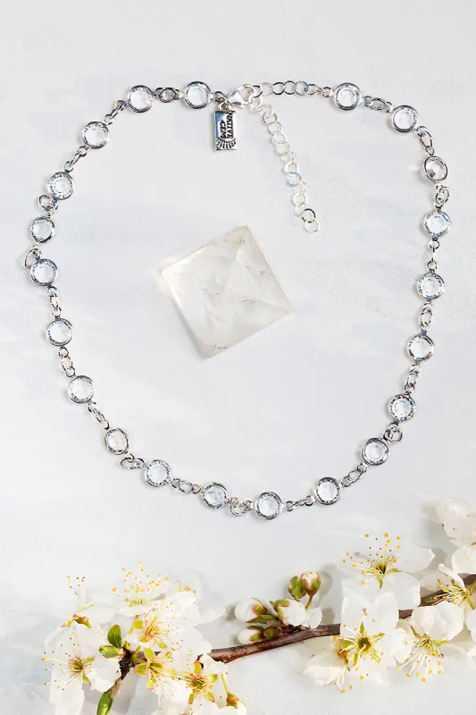 BRILLIANCE CHOKER- STERLING SILVER made by Native Gem