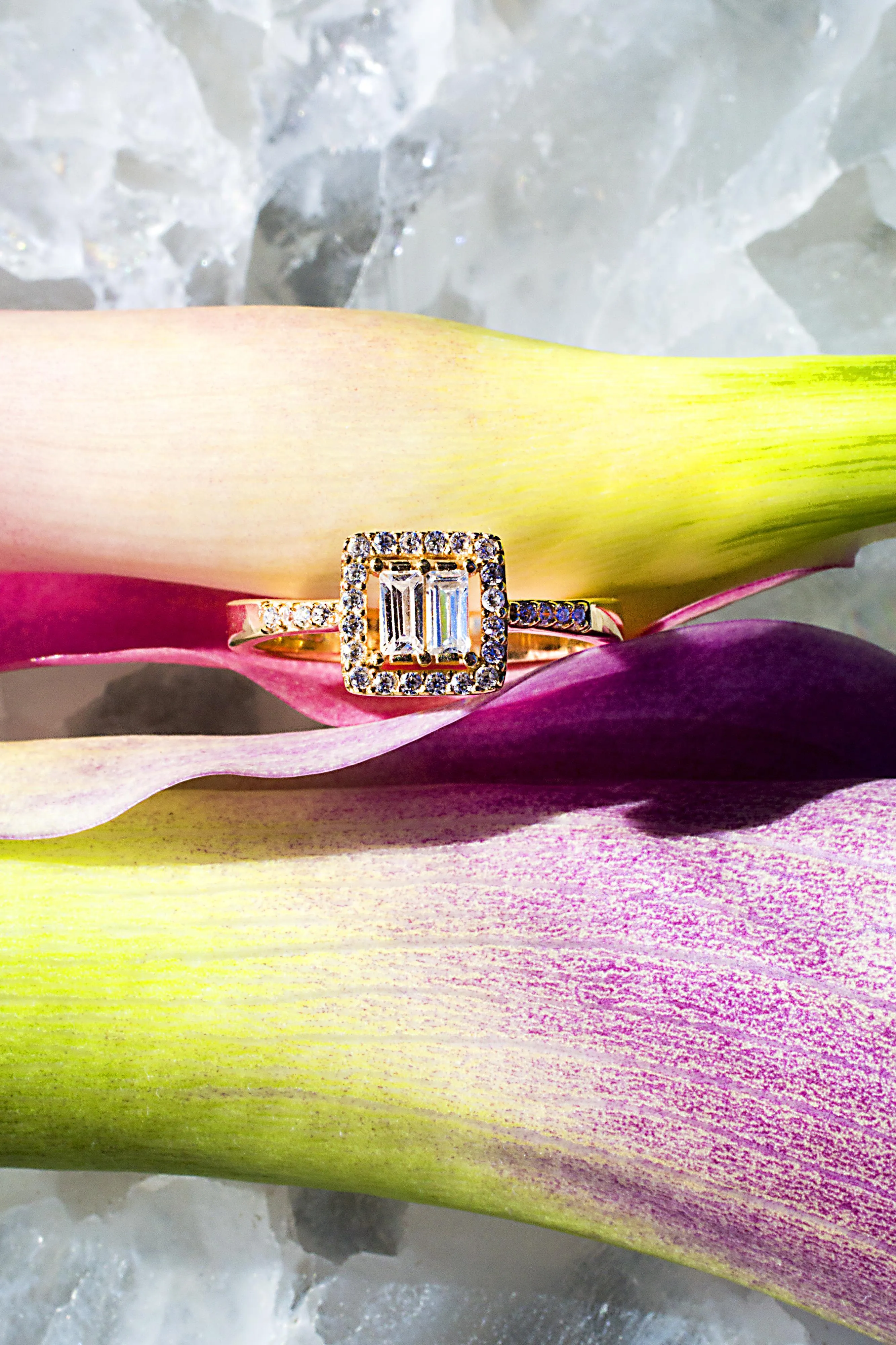 BELLE RING- 14K GOLD VERMEIL sold by Native Gem