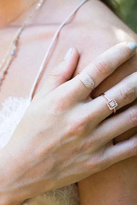 BELLE RING- 14K ROSE GOLD VERMEIL sold by Native Gem product image thumbnail 2