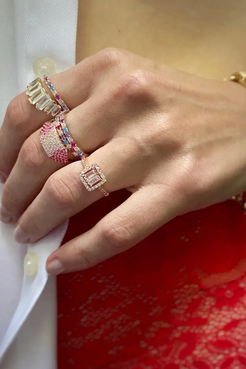 BELLE RING- 14K ROSE GOLD VERMEIL sold by Native Gem product image thumbnail 3