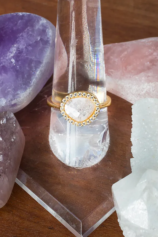 MEDITATIONS RING- CRYSTAL MOONSTONE sold by Native Gem