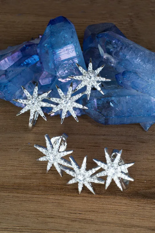 CONSTELLATION EAR CRAWLERS- STERLING SILVER sold by Native Gem