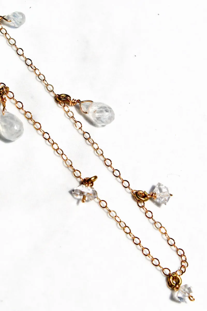 MOONDROPS SHORT NECKLACE- 14K GOLDFILL sold by Native Gem product image thumbnail 4