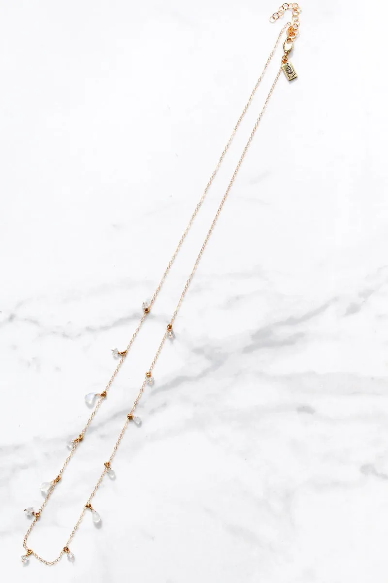 MOONDROPS LONG NECKLACE- 14K GOLDFILL sold by Native Gem product image thumbnail 2