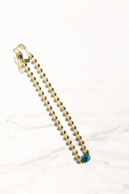 LUCCA NECKLACE- TURQUOISE made by Native Gem