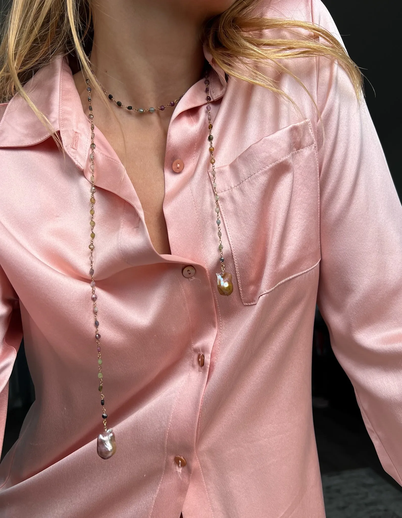 WRAPSODY NECKLACE- RAINBOW TOURMALINE sold by Native Gem product image thumbnail 2