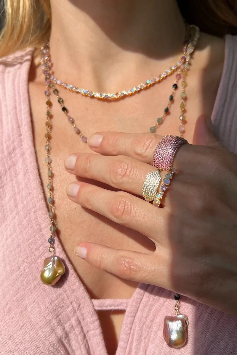 WRAPSODY NECKLACE- RAINBOW TOURMALINE sold by Native Gem product image thumbnail 3