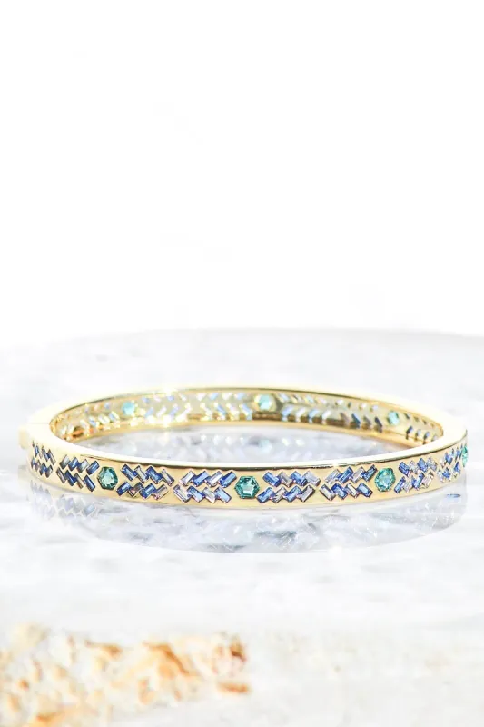 SUNBEAM BANGLE- OCEAN sold by Native Gem