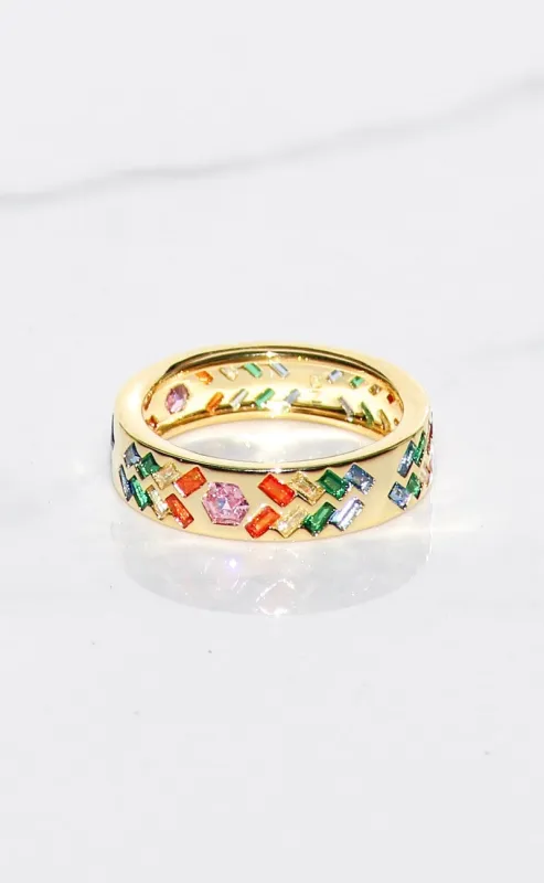 SUNBEAM RING- RAINBOW sold by Native Gem