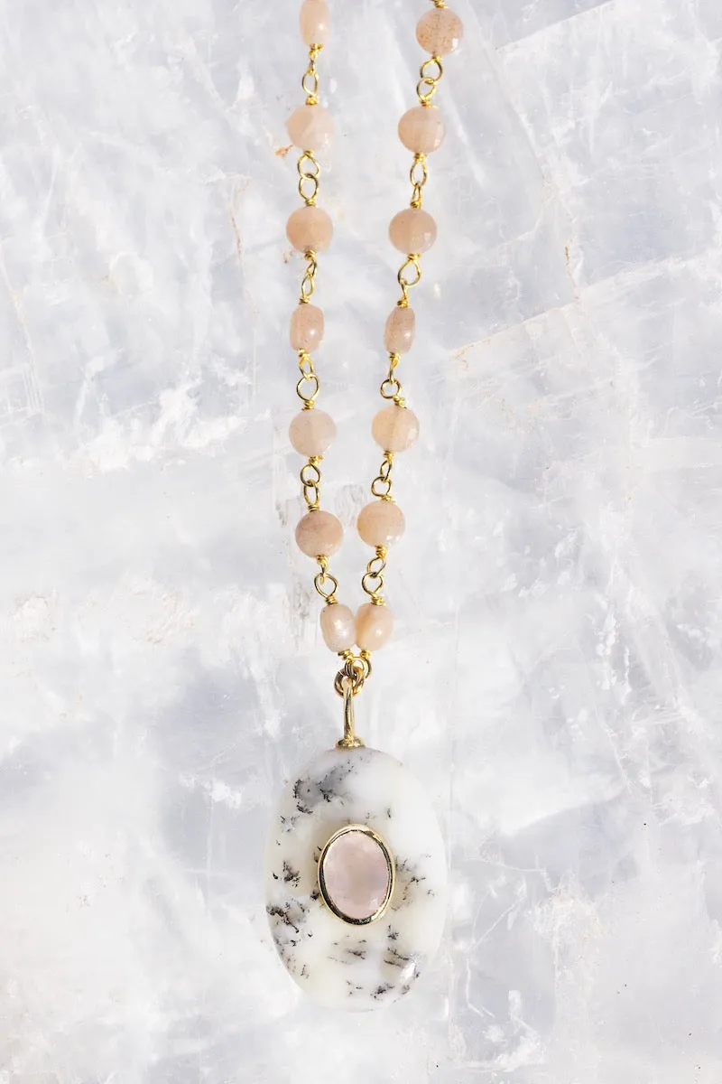 AMULET NECKLACE- DENDRITIC OPAL sold by Native Gem