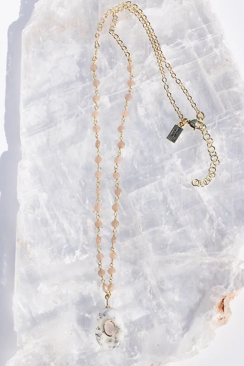 AMULET NECKLACE- DENDRITIC OPAL sold by Native Gem product image thumbnail 2