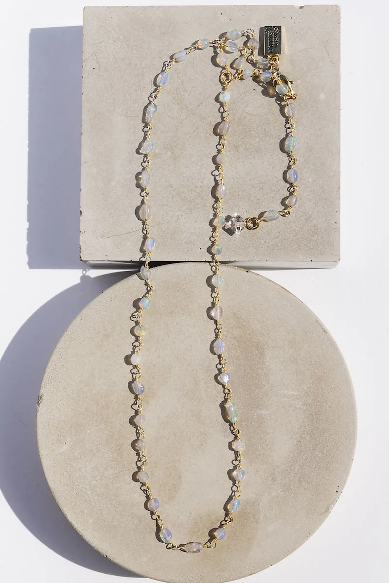 OPAL OCTOBER BIRTHSTONE NECKLACE sold by Native Gem