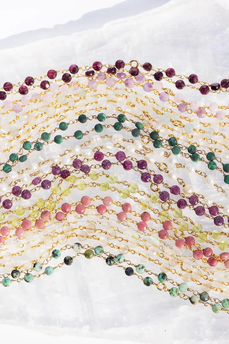 GARNET JANUARY BIRTHSTONE NECKLACE sold by Native Gem product image thumbnail 3