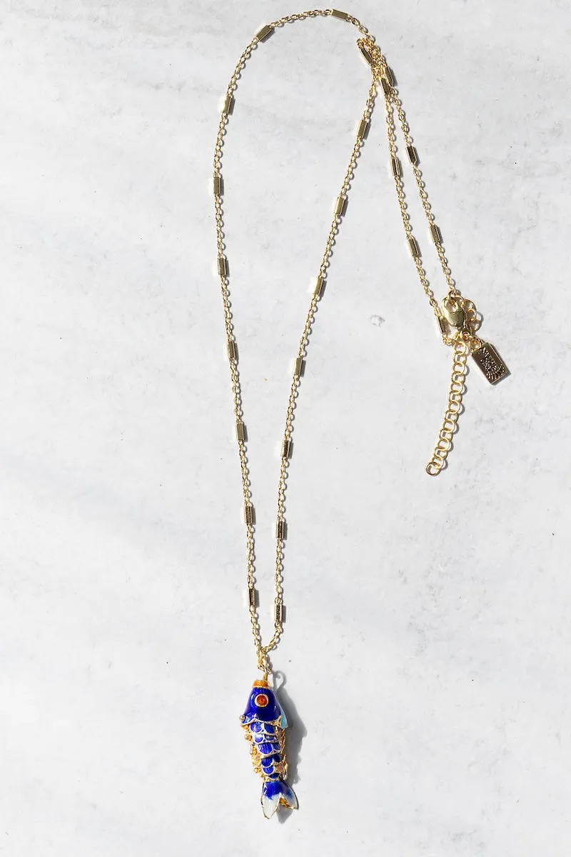 BLUE SARDINE NECKLACE sold by Native Gem product image thumbnail 3