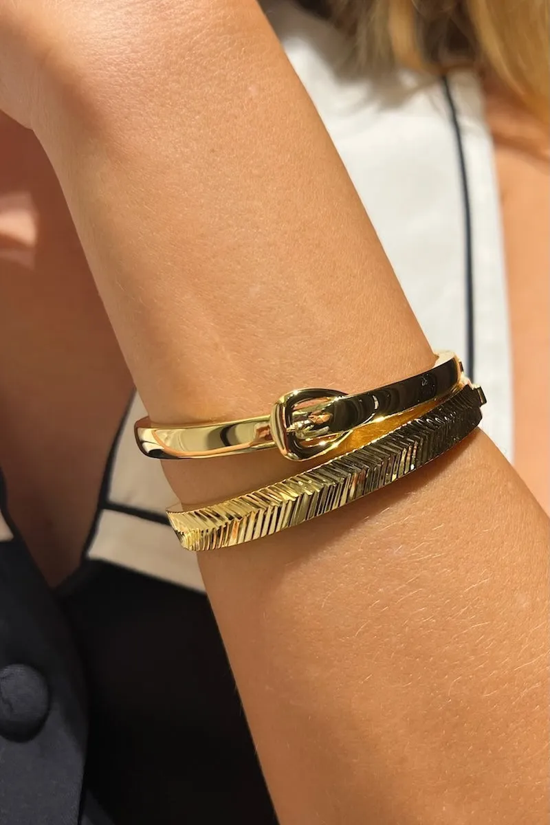 SUNRAY BANGLE- 14K GOLD PLATE sold by Native Gem product image thumbnail 3