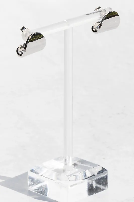 ARC STUDS- STERLING SILVER sold by Native Gem