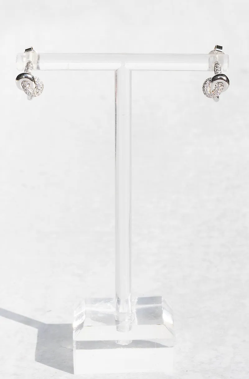 LOVE KNOT STUDS- STERLING SILVER sold by Native Gem product image thumbnail 5