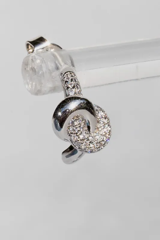 LOVE KNOT STUDS- STERLING SILVER sold by Native Gem
