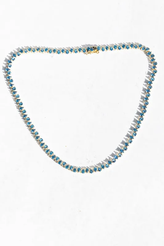 DUCHESS NECKLACE- LONDON BLUE sold by Native Gem