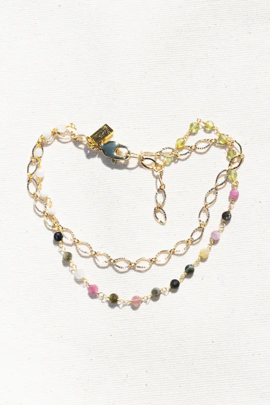 GRADIENT ANKLET- DUSK sold by Native Gem