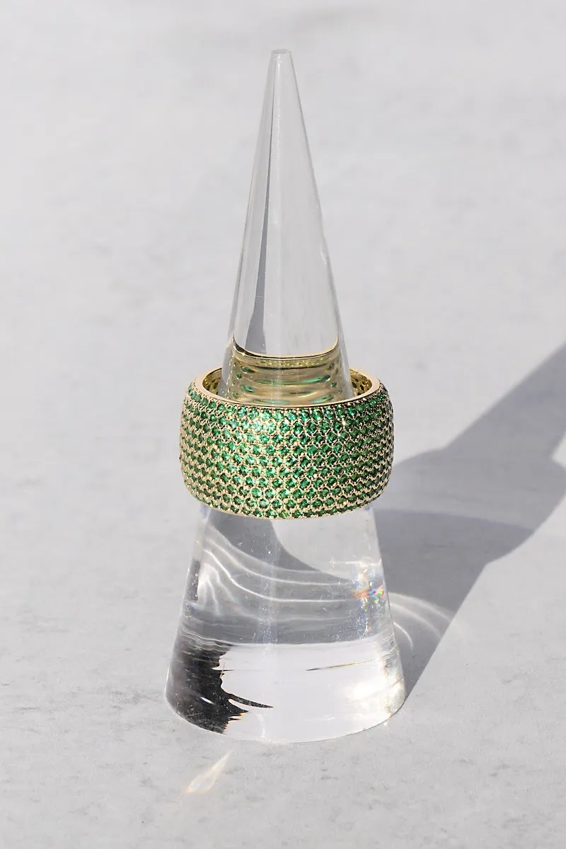 BILLIONAIRE RING- EMERALD sold by Native Gem