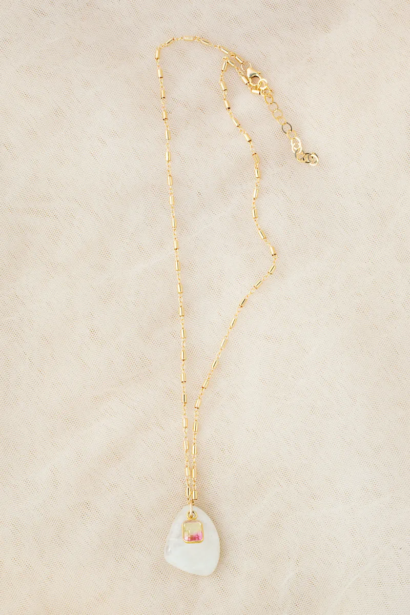 PIXIE NECKLACE- TOURMALINE sold by Native Gem