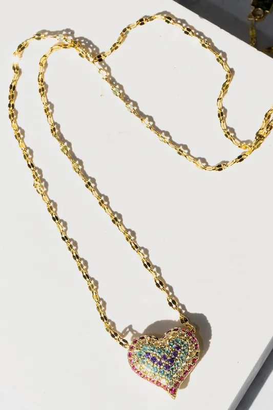QUEEN OF HEART NECKLACE- CHROMA sold by Native Gem