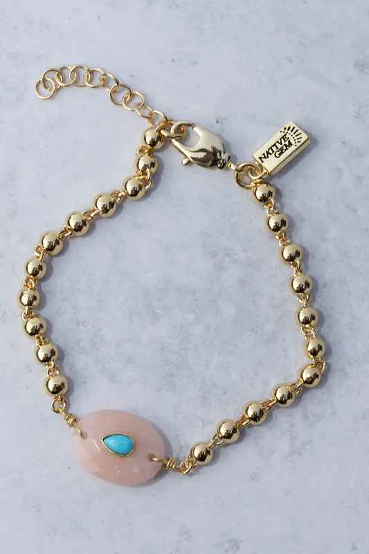 AMULET PINK OPAL BRACELET made by Native Gem