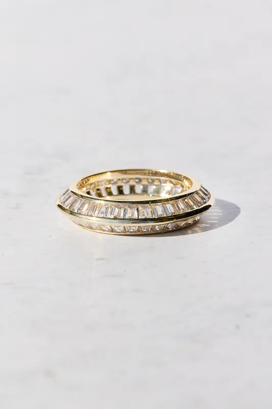 RAZOR EDGE RING-  GOLD made by Native Gem