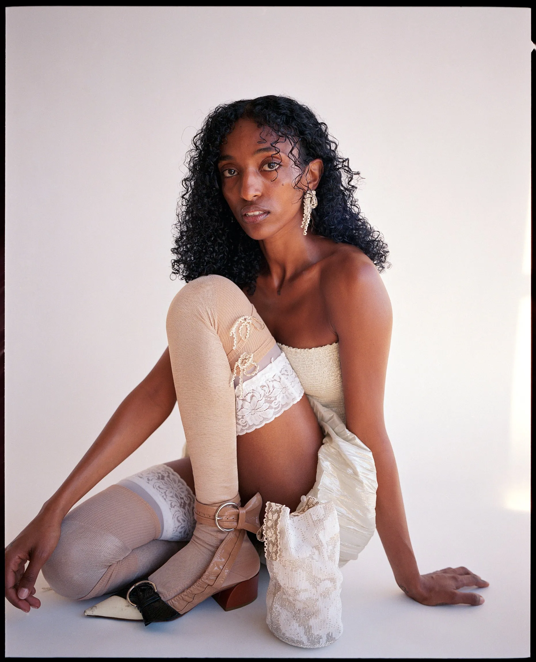 Lace Bow Socks sold by Pura Utz ApS product image thumbnail 4