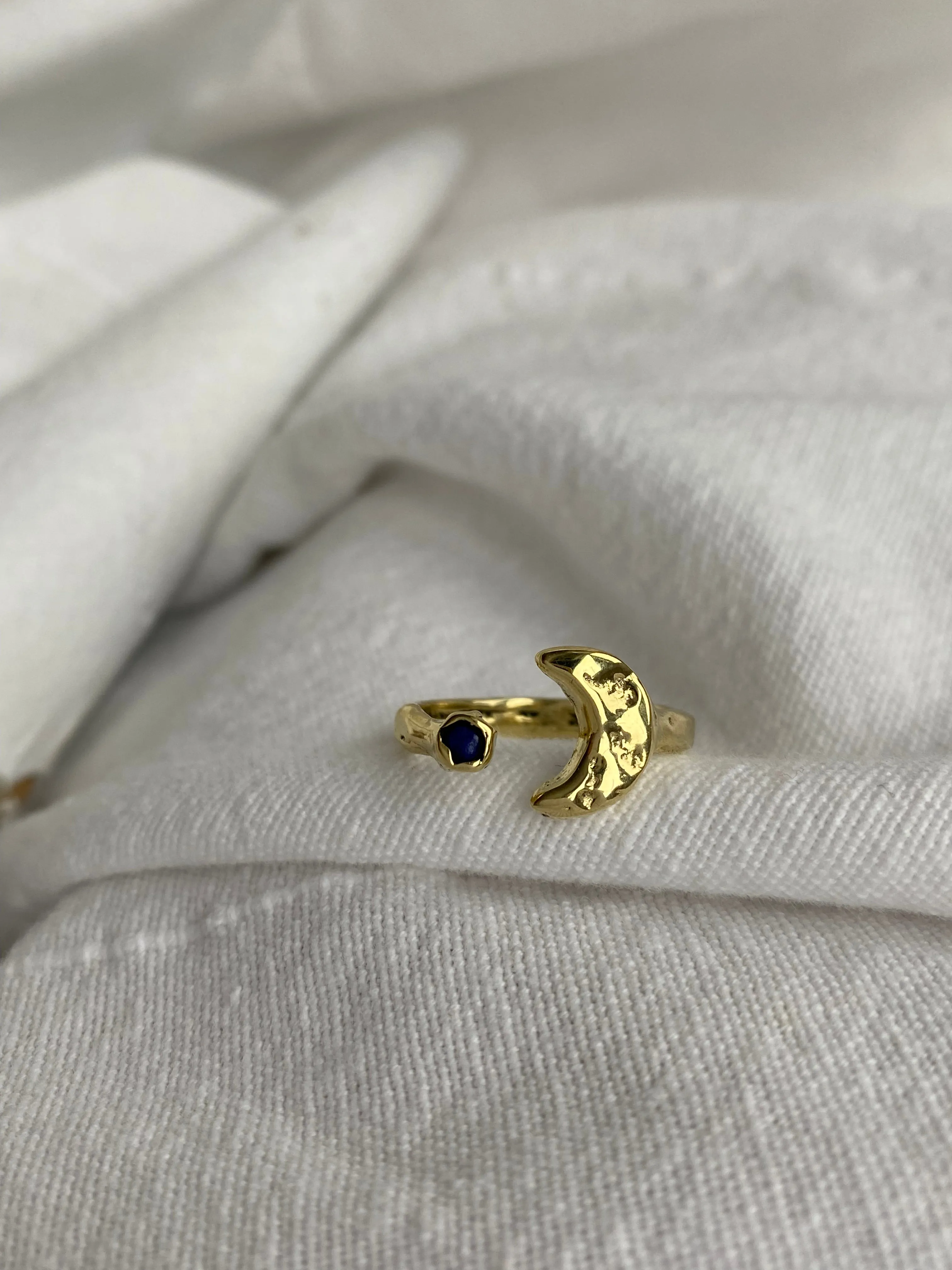 Clear skies ring sold by Lissa Bowie