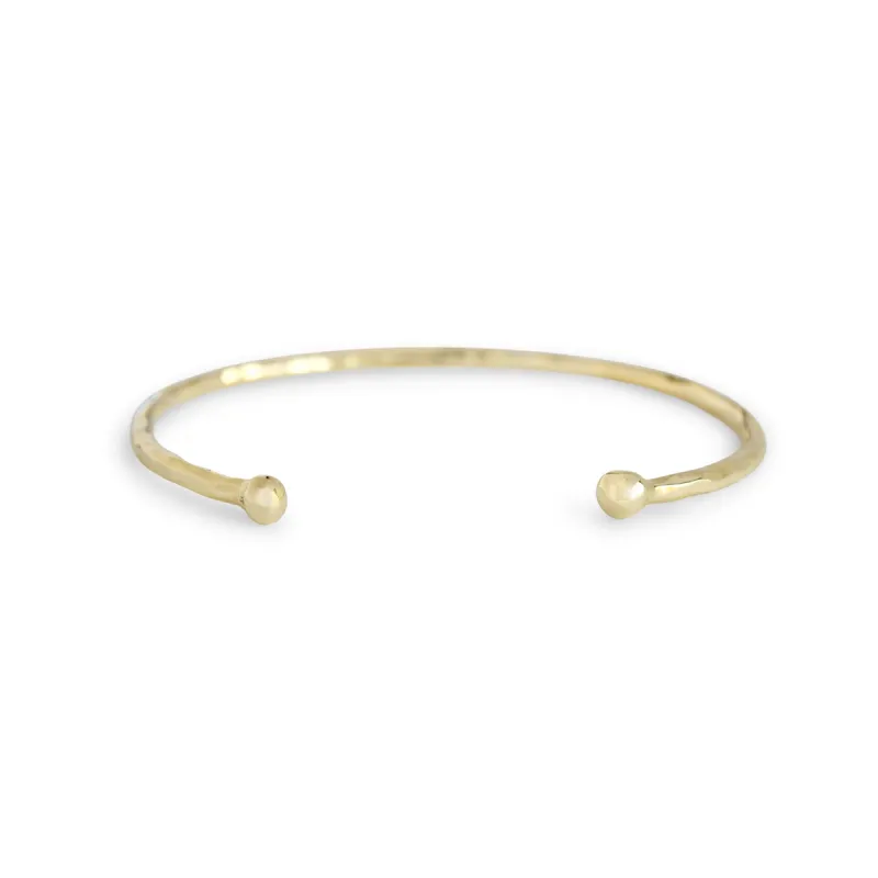 Calaway Double Sphere Cuff Bracelet made by Lissa Bowie