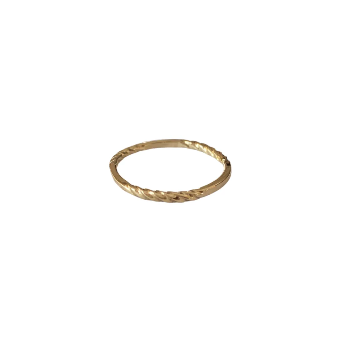 Segmented twist ring sold by Lissa Bowie product image thumbnail 2