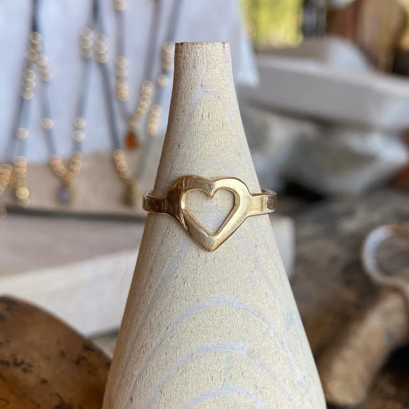 Small open heart sold by Lissa Bowie