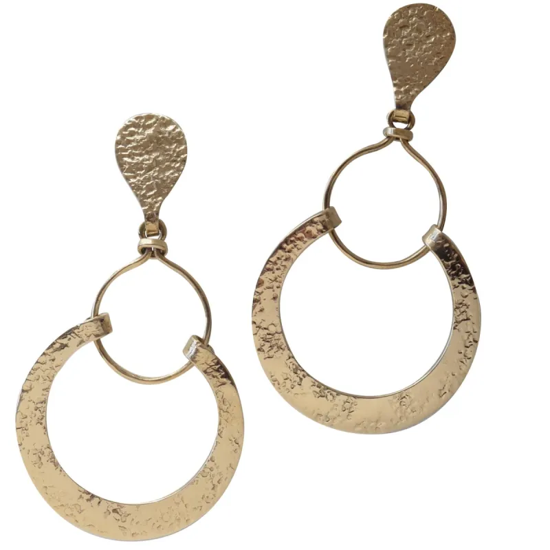 Pomeletta hoop earrings sold by Lissa Bowie