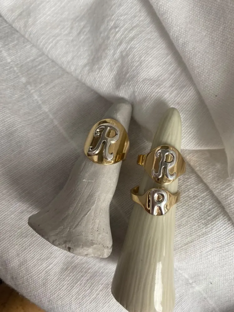 Classic signet ring sold by Lissa Bowie product image thumbnail 5