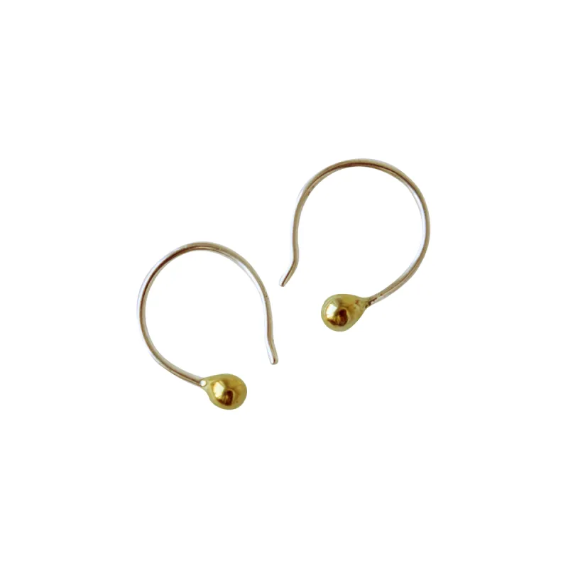 Tiny Ball Drop Hook Earring sold by Lissa Bowie